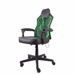 Deltaco GAM-086 Siège pour jeu vidéo Fauteuil de gaming Siège rembourré Noir