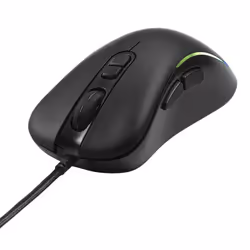 Deltaco GAM-104, Droitier, USB Type-A, 3200 DPI, Noir