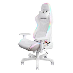 Deltaco GAM-080-W Siège pour jeu vidéo Fauteuil de gaming Siège rembourré Blanc