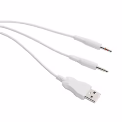 Deltaco GAM-030-W Casque filaire Blanc - Vue supplémentaire 4
