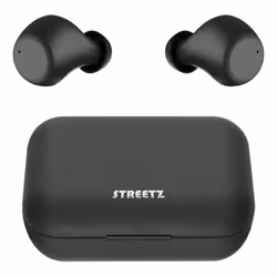 Deltaco TWS-110, True Wireless Stereo (TWS), Appels/Musique, 20 - 20000 Hz, Casque, Noir