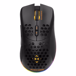 Deltaco GAM-120 souris Droitier RF Wireless + USB Type-A Optique 6400 DPI