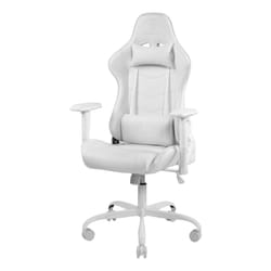 Deltaco GAM-096-W Siège pour jeu vidéo Siège de jeu universel Siège capitonné Blanc