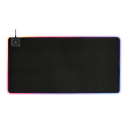 Deltaco GAM-124 tapis de souris Tapis de souris de jeu Noir