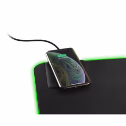Deltaco GAM-124 tapis de souris Tapis de souris de jeu Noir