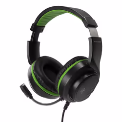 Deltaco GAM-128, Avec fil, Jouer, 20 - 20000 Hz, 345 g, Casque, Noir, Vert
