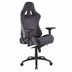 Deltaco GAM-121-DG Siège pour jeu vidéo Fauteuil de gaming Siège rembourré Gris