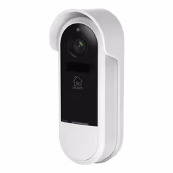 Deltaco SH-DB02, Caméra de sécurité IP, Extérieure, Sans fil, Mur, Noir, Blanc, IP65