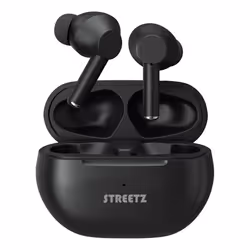 Deltaco TWS-117, True Wireless Stereo (TWS), Appels/Musique, Casque, Noir