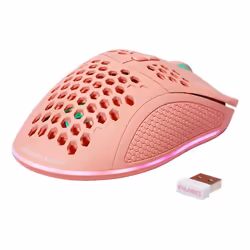 Deltaco GAM-120-P souris Droitier RF Wireless + USB Type-C Laser 4800 DPI