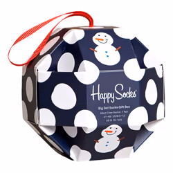 HAPPY SOCKS PACK BIG DOT SNOWMAN COULEUR BLEU 6500