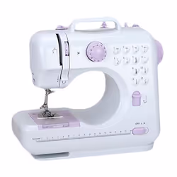 Emerio SEW-121820, Bleu, Blanc, Machine à coudre semi-automatique, coudre, Étape 4, Electrique