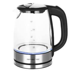 Emerio WK-119988 bouilloire 1,7 L 2200 W Noir, Acier inoxydable