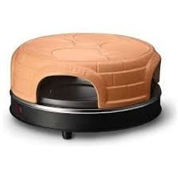 Emerio Pizzarette Machine et four à pizzas 1 pizza(s) 1100 W Noir, Marron