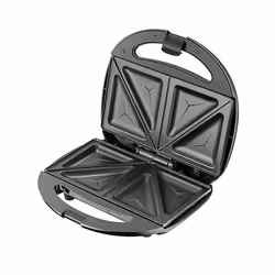 Emerio ST-120889 gaufrier et appareil à croque-monsieur 750 W Noir, Argent - Vue supplémentaire 4