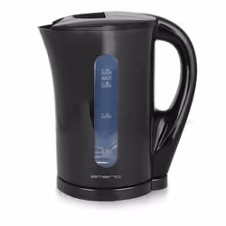Emerio WK-123483, 1,7 L, 2200 W, Noir, Indicateur de niveau d'eau, Sans fil