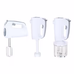 Emerio HMS-113257.11, Batteur à main, Gris, Blanc, Mélange, 1,4 m, Acier inoxydable, 250 mm