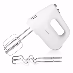 Emerio HM-124178, Batteur à main, Blanc, Batteur, Pétrisseur, Mélange, 1,43 m, Boutons, Foie, Acier inoxydable
