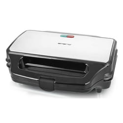 Emerio ST-109562.17 gaufrier et appareil à croque-monsieur 900 W Noir, Argent