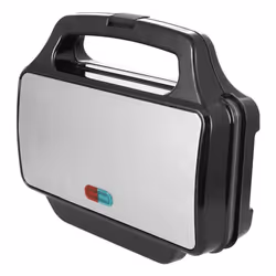 Emerio ST-109562.17 gaufrier et appareil à croque-monsieur 900 W Noir, Argent