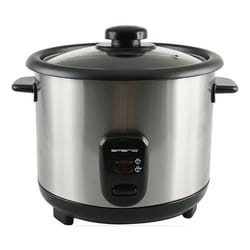 Emerio RCE-110118 cuiseur à riz 1,5 L 500 W Noir, Acier inoxydable