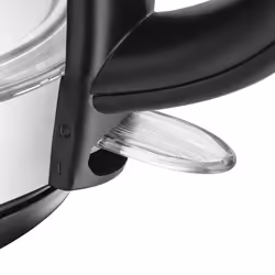 Emerio WK-125145 bouilloire 1,2 L 2200 W Noir, Argent, Transparent