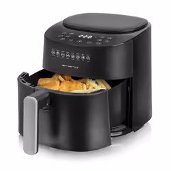 Emerio AF-129369, Friteuse d’air chaud, 4,5 L, Unique, Noir, Tactile, Autonome