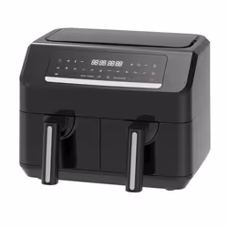 Emerio Smart Fryer AF-130376.1 Double 7,2 L Autonome 2400 W Friteuse d’air chaud Noir