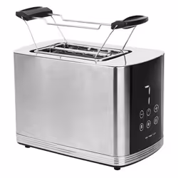 Emerio TO-128308, 2 part(s), Noir, Argent, 800 W, Bisphénol A (BPA), 1680 pièce(s), 3480 pièce(s)