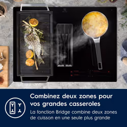 Electrolux KCC73443 Noir Intégré 70 cm Plaque avec zone à induction 4 zone(s)