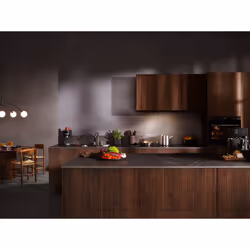 AEG GDG966AL Intégré Noir, Acier inoxydable A++ 680 m³/h