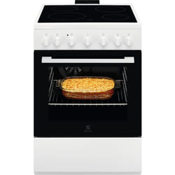 Electrolux LKR620066W Cuisinière Electrique Céramique Noir, Blanc A