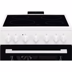Electrolux LKR620066W Cuisinière Electrique Céramique Noir, Blanc A