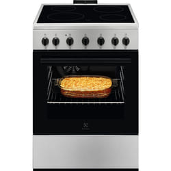 Cuisinière électrique - ELECTROLUX - LKR620066X - 4 brûleurs - Four électrique - Classe A - Vitrocéramique