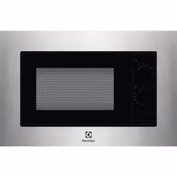 Electrolux KMSE173MMX, Intégré, Micro-onde simple, 17 L, 700 W, Rotatif, Noir, Acier inoxydable