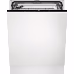 Electrolux EEA27400L, Entièrement intégré, Taille maximum (60 cm), Blanc, Noir, LED, Panier