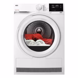 AEG Series 7000 TR719G2PB, Pose libre, Charge avant, Pompe à chaleur, Blanc, Rotatif, Tactile, LCD