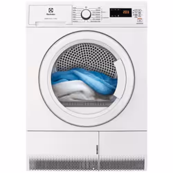 Sèche-linge pompe à chaleur avec condenseur EDHF2804DC de Electrolux. Faites un geste pour la nature en séchant à basse tempé ...