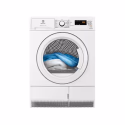 Electrolux EDHF4812AC, Pose libre, Charge avant, Pompe à chaleur, Blanc, Rotatif, Droite