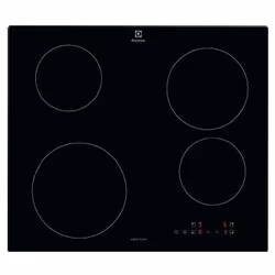 Electrolux Serie 300 LIB60424CK, Noir, Intégré, 59 cm, Plaque avec zone à induction, Verre, 4 zone(s)