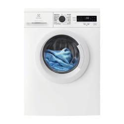 Lave-linge hublot Electrolux EWF0812A4 - 8 kg - Eco Inverter - L60cm - 1200 trs/min - Classe a - Dépotable - Blanc
