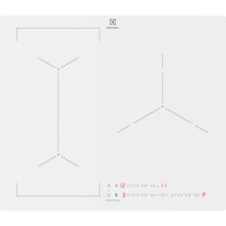 Electrolux 949 492 859 plaque Blanc Intégré 60 cm Plaque avec zone à induction 3 zone(s)