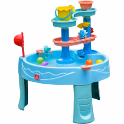 Laissez les petits s'éclabousser, rire et découvrir avec la table d’eau Double Spin & Showers! Cette table d’eau animée regor ...