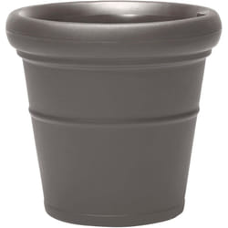 Step 2 - Step2 Claremont Pot de Fleur - Cèdre Foncé Jardinière Balcon Léger et Facile à déplacer - Plastique rotomoulé - 48,3. x 48,3. x 45,7 cm.