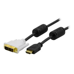 Deltaco HDMI-112 câble vidéo et adaptateur 2 m Noir, Blanc