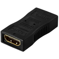Deltaco HDMI-12 changeur de genre de câble HDMI 19-pin Noir
