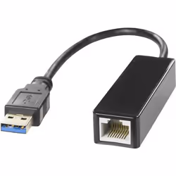 Deltaco USB3-GIGA5, Avec fil, USB, Ethernet, 1000 Mbit/s, Noir