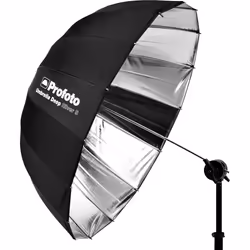 Profoto Umbrella Deep Silver photo réflecteur en studio parapluie Noir, Argent - Vue supplémentaire 5
