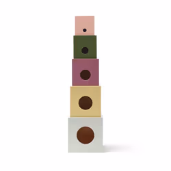 Kid’s Concept Cubes wood, 1 an(s), 5 pièce(s), Contre-plaqué