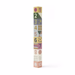 Kid’s Concept Cubes wood, 1 an(s), Edvin, 10 pièce(s), Hêtre, Coton